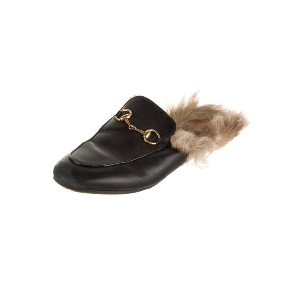 GUCCI Princetown Horsebit Accent Mules - Picture 2 of 5